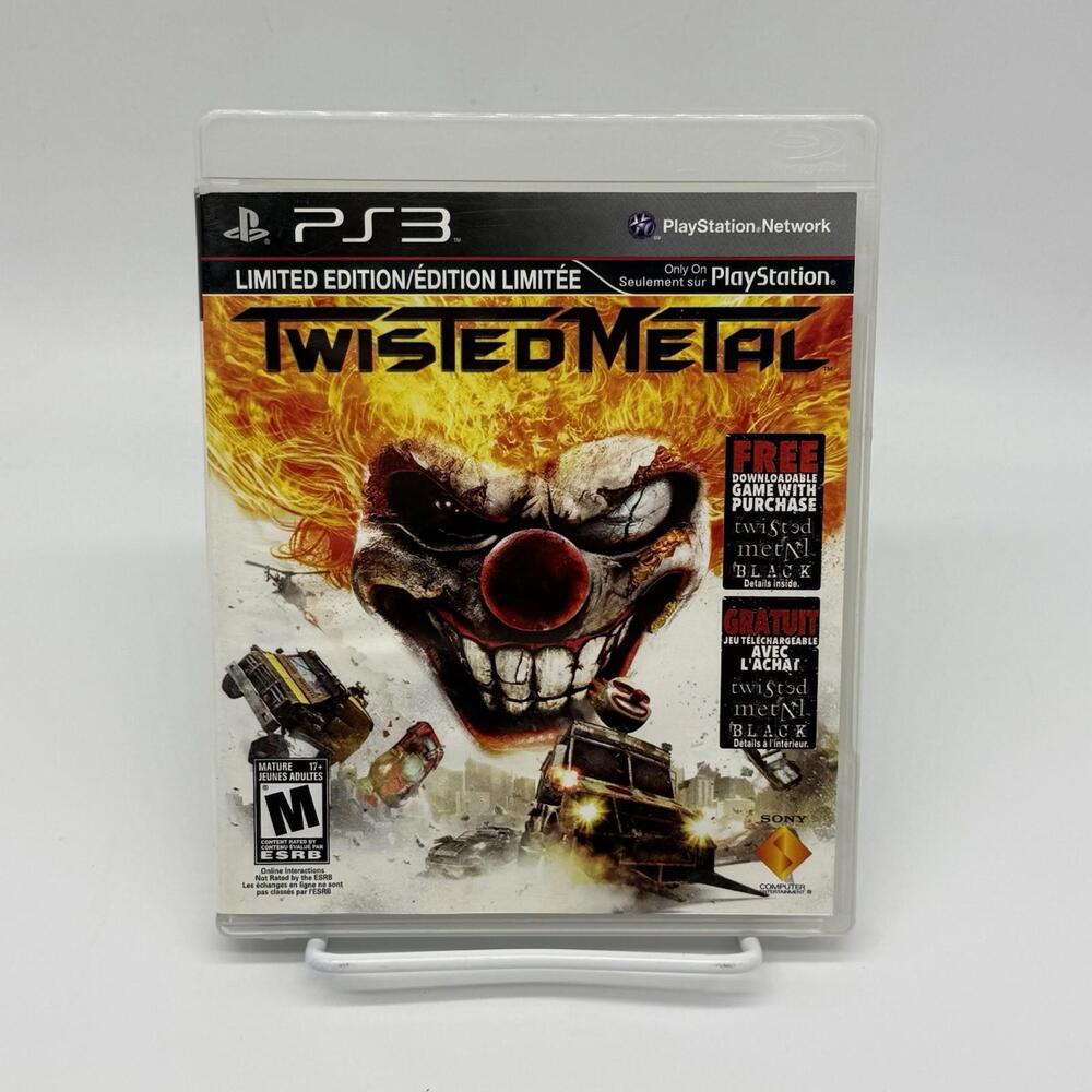Twisted Metal - PS3 - Sony Playstation 3 - CIB Complete Tested & Working!